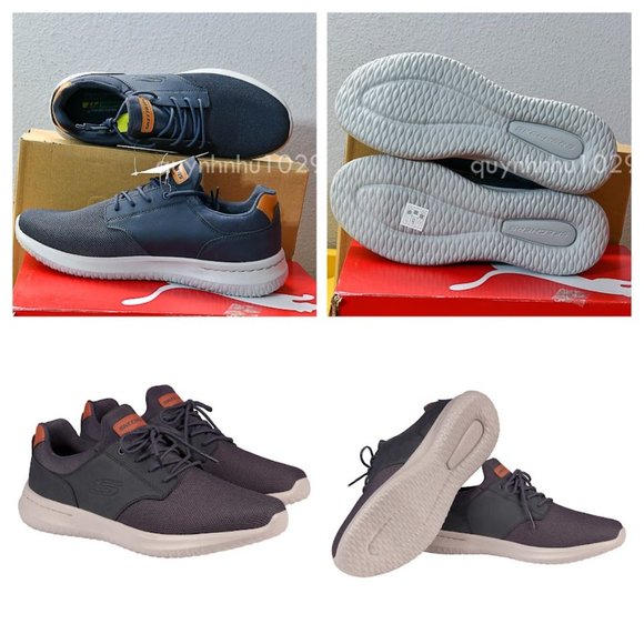 skechers Men's Delson Shoe IN navy - Picture 1 of 6